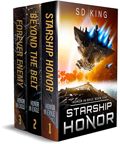 Honor in Exile (Books 1-3) on Kindle