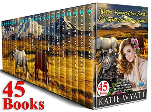 45 Books Western Romance Clean Sweet 12 Complete Series Mega Box Set on Kindle