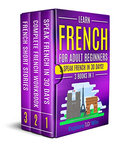 Learn French For Adult Beginners (3 Books in 1) on Kindle