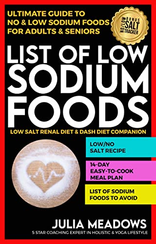 List of Low Sodium Foods on Kindle