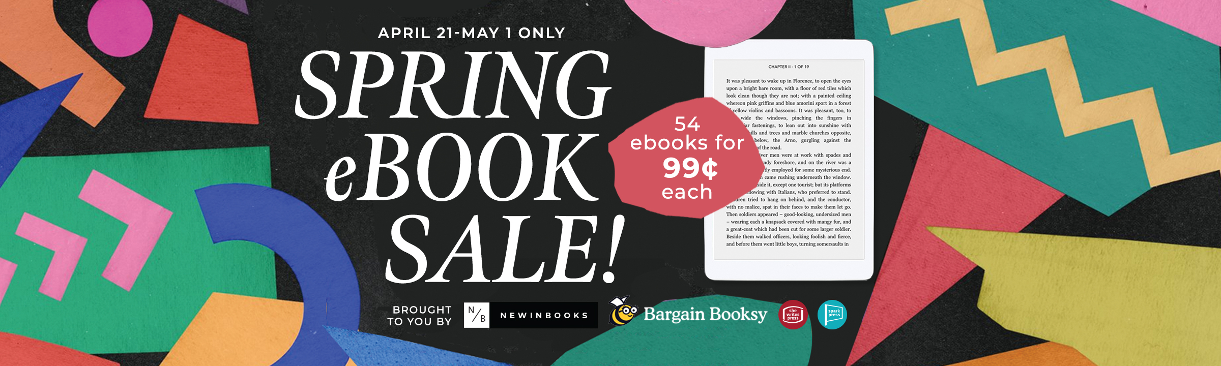 Spring eBook Sale Banner