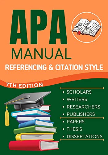 APA Manual: Referencing & Citation Style (Professional Writing, Editing and Publishing Guides Book 1) on Kindle