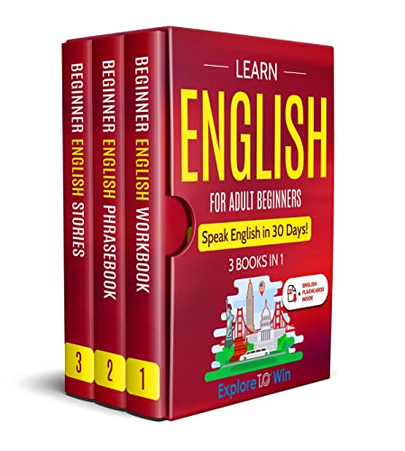 Learn English for Adult Beginners (3 Books in 1) on Kindle