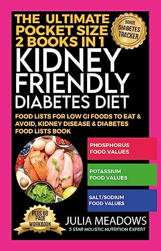 The Ultimate Food List for Kidney Friendly Diabetes Diet: Food Lists for Low GI, Phosphorus, Potassium, Salt/Sodium Foods To Eat & Avoid, Kidney Disease & Diabetes Food Lists on Kindle