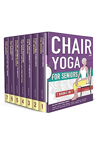 Chair Yoga Bible and All-In Exercises for Seniors (Books 1-7) on Kindle