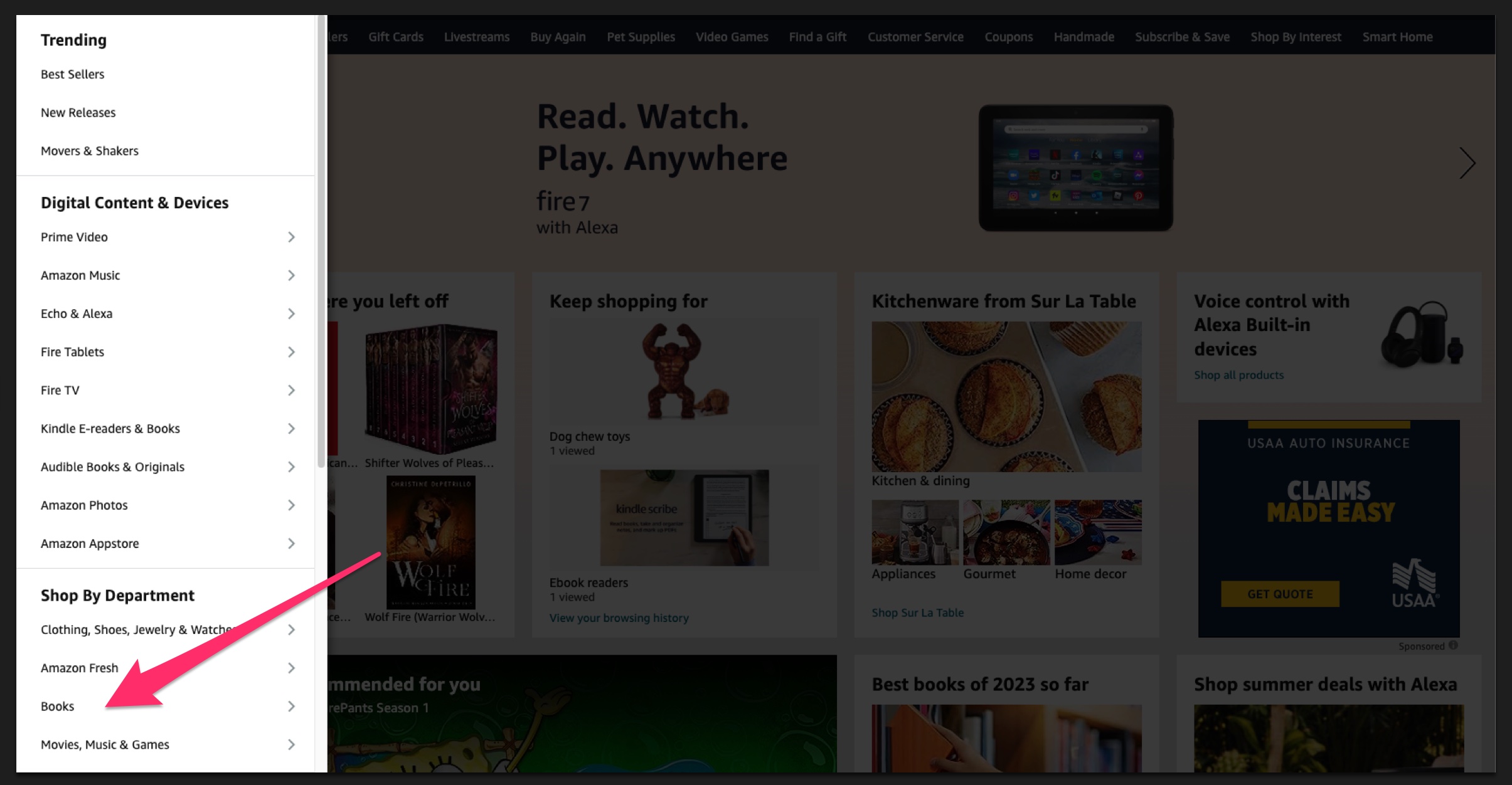 How to Find Kindle Daily Deals - Step 2