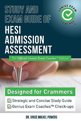 Study and Exam Guide of HESI Admission Assessment (Test Preparation Book 14) on Kindle