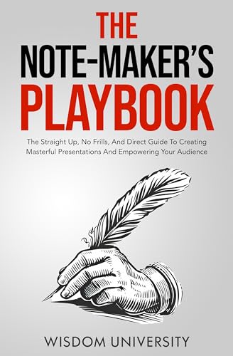 The Note-Maker’s Playbook (Accelerate Sophisticated Learning And Cognitive Excellence) on Kindle