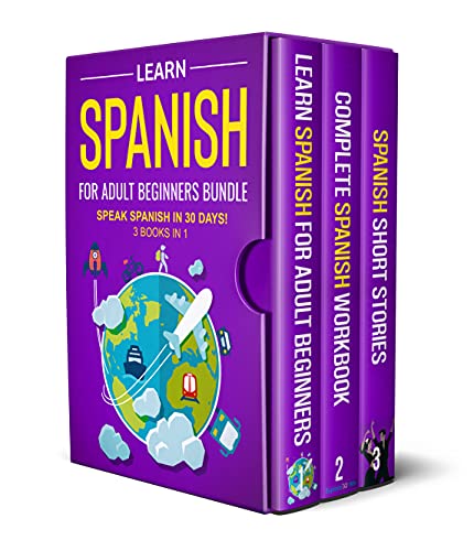 Learn Spanish For Adult Beginners (3 Books in 1) on Kindle